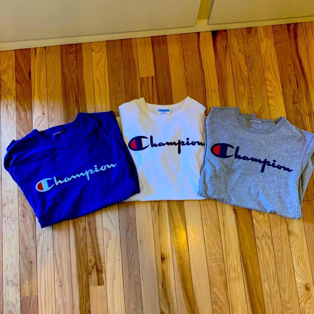 Men’s champion tees